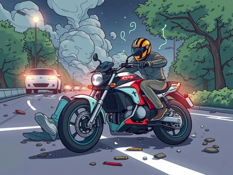 Significado del Sueño de un Accidente en Motocicleta: Implicaciones Psicológicas y Simbólicas