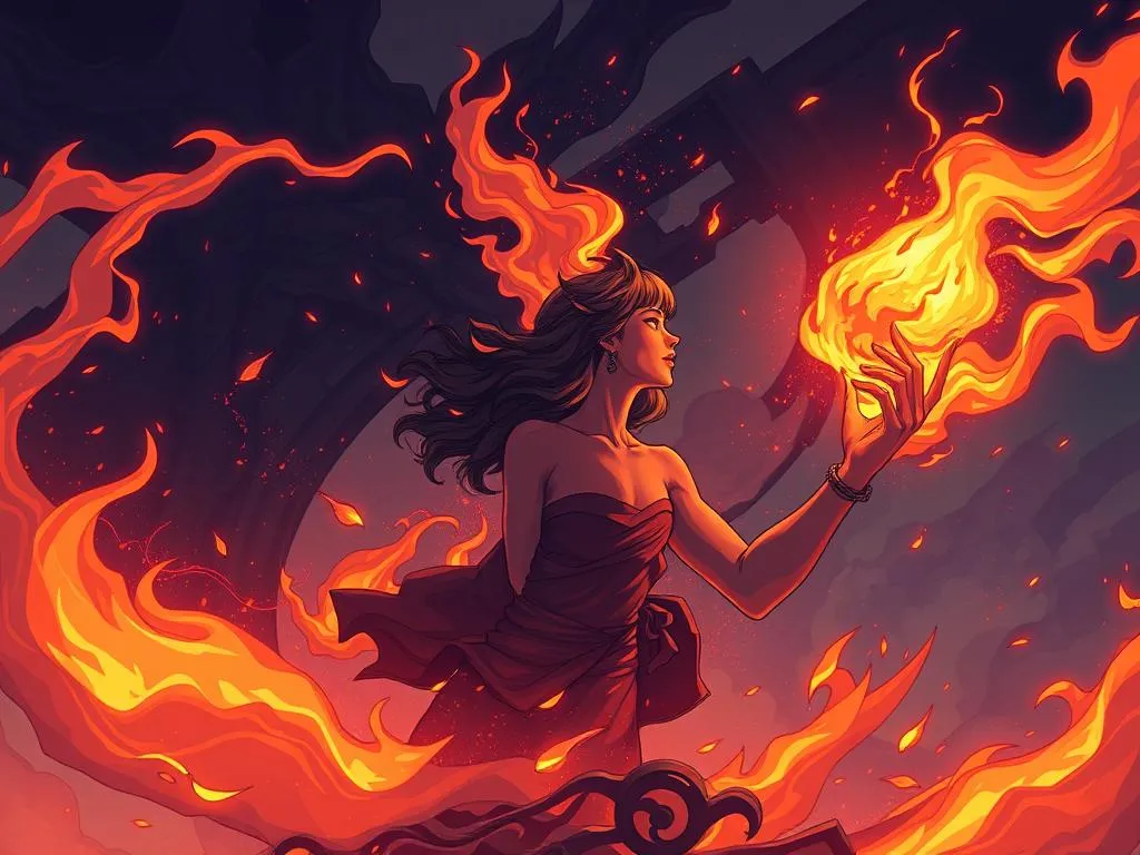alguien en fuego significado sueno