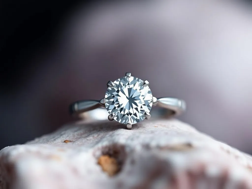 Significado del Sueño de un Anillo de Diamante Plateado