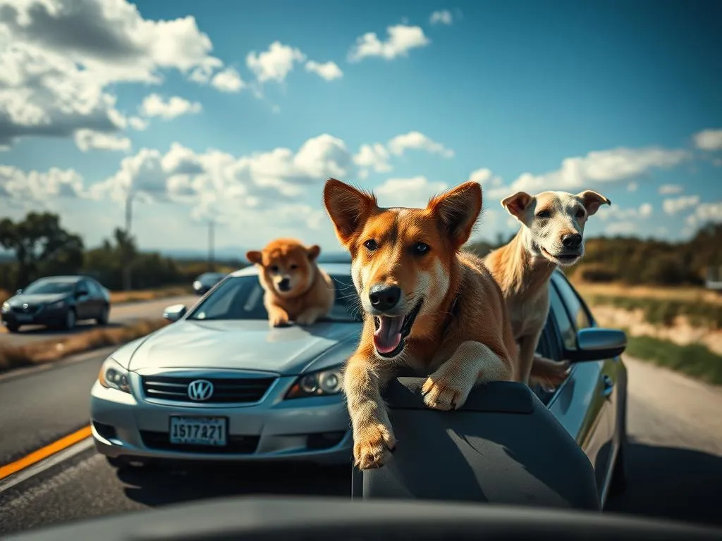 Significado de los sueños sobre animales escapando de coches