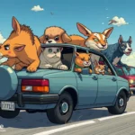 animales escapando de autos significado suenos