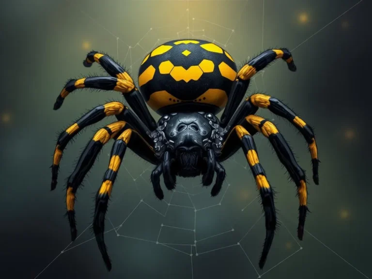 Significado del Sueño de una Gran Araña Negra y Amarilla: Interpretaciones y Simbolismos