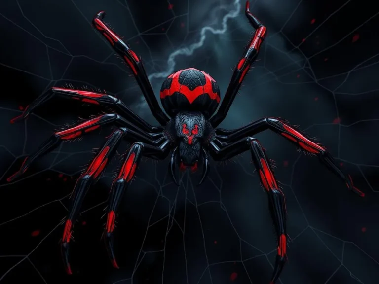 Significado del Sueño de Araña Negra y Roja: Un Viaje a lo Desconocido