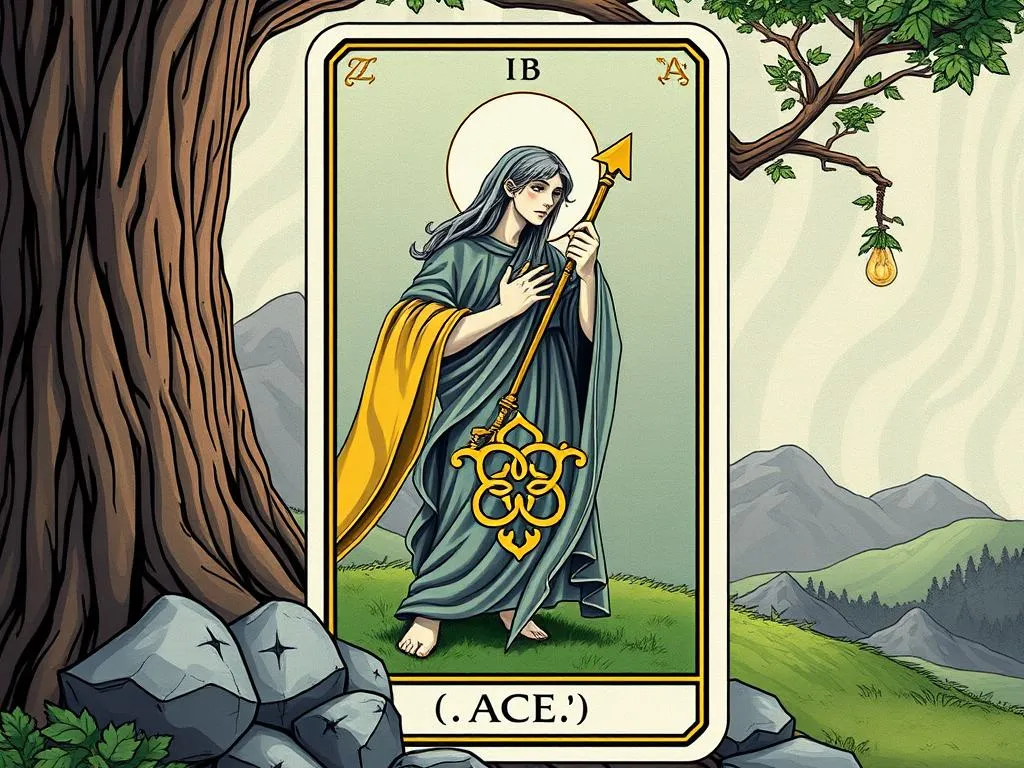 as de pentaculos tarot card sonar significado