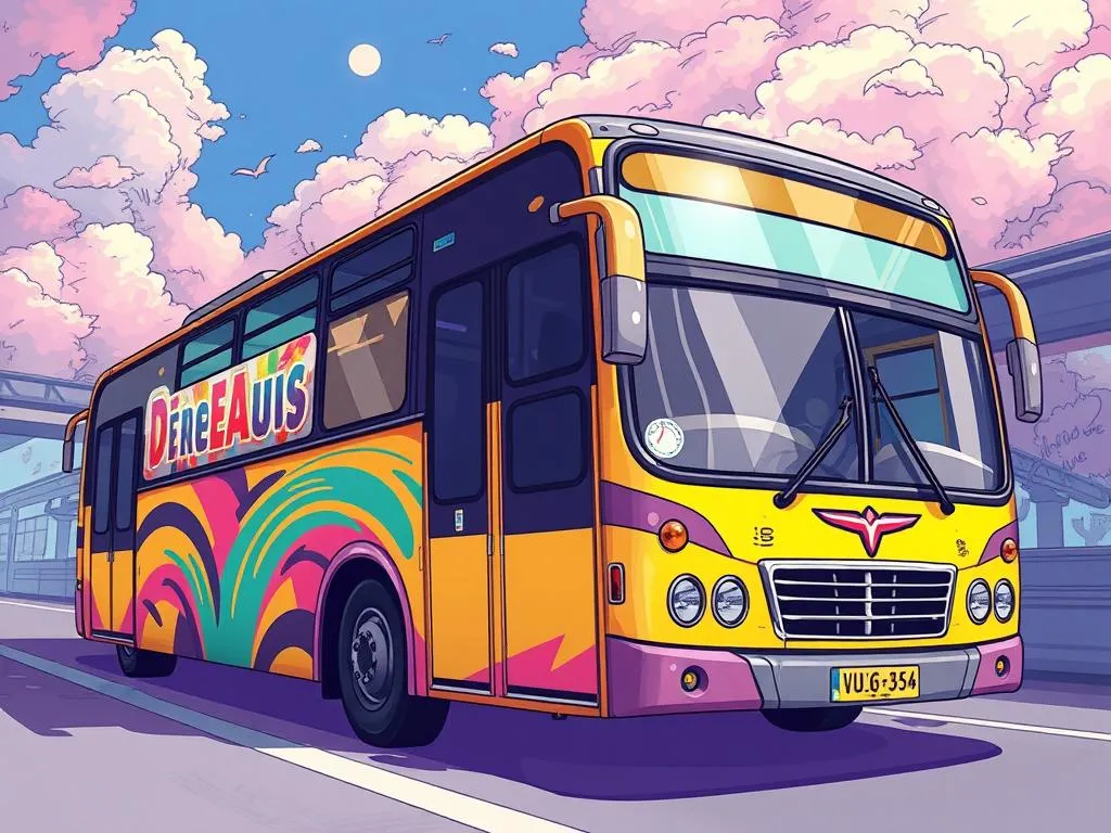 autobuses coloridos significado suenos