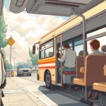 bajarse del autobus significado