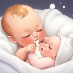 bebe necesitando leche sonno