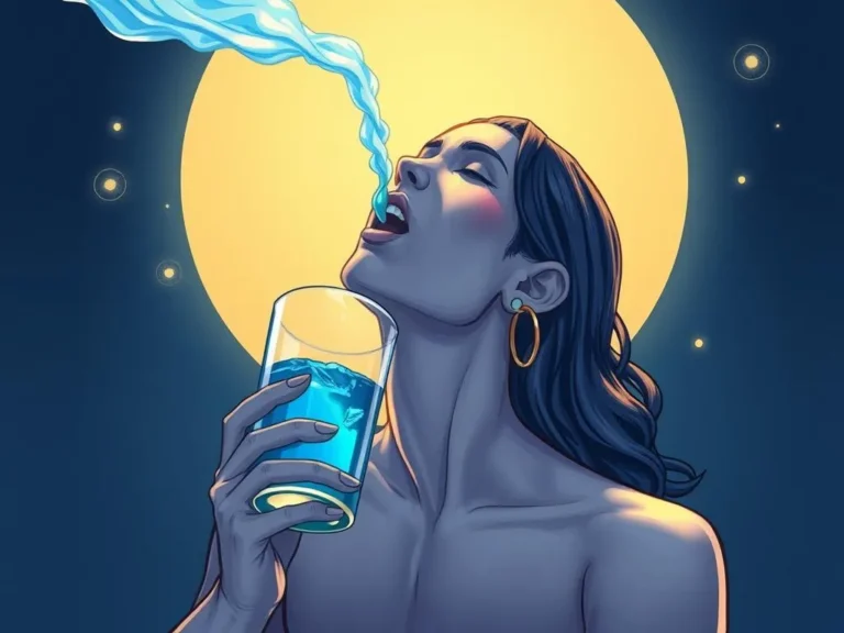 Significado del Sueño del Bebida Azul: Interpretaciones y Mensajes Ocultos