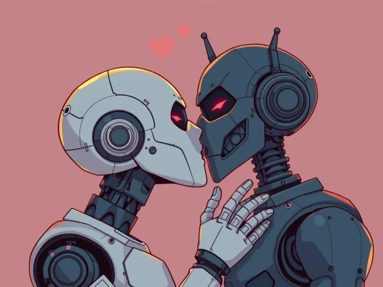 Significado del Sueño con un Robot Besador: Una Exploración del Amor Artificial