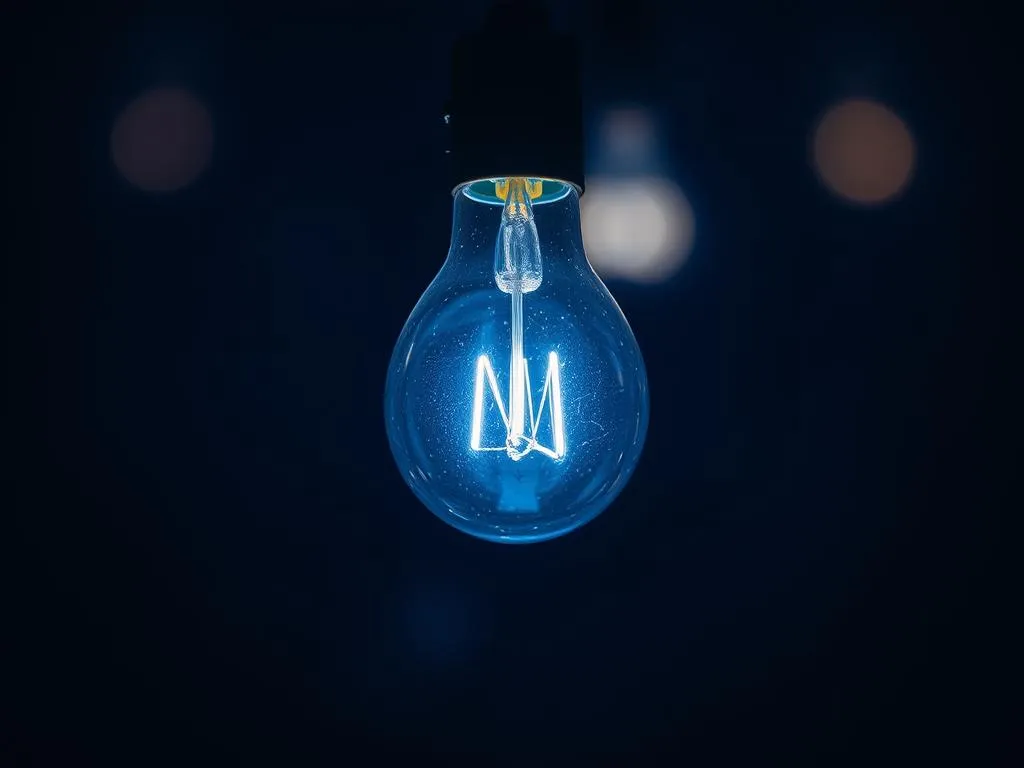 Significado del sueño con bombillas de luz azul