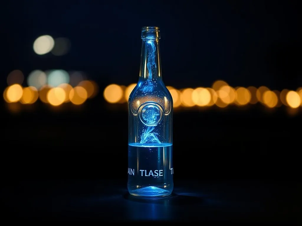 Significado del Sueño de la Botella Azul Brillante
