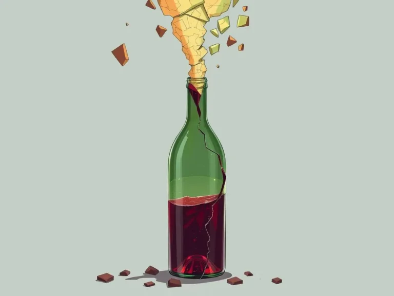 Significado del Sueño de una Botella de Vino Rota: Interpretación y Simbolismo