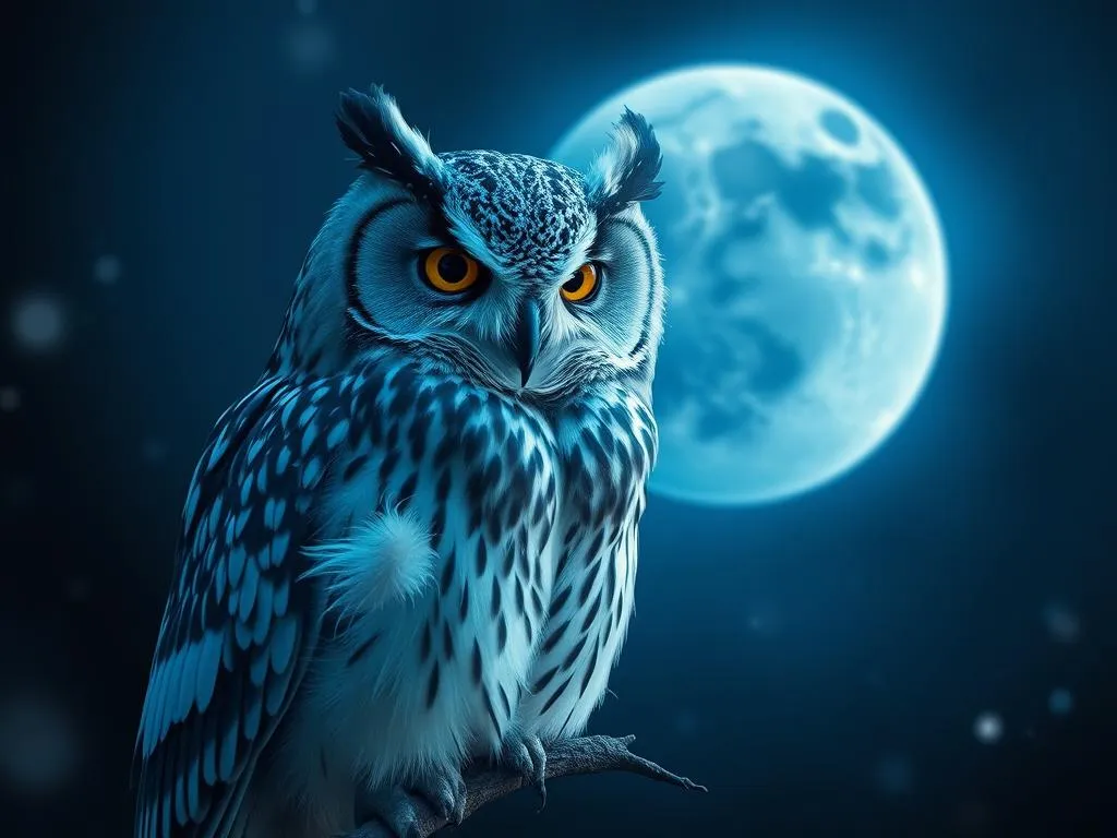 Significado del sueño con búho azul