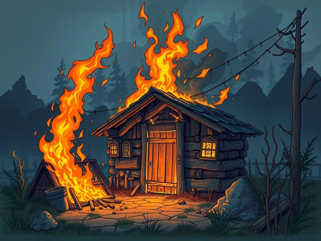 burning shed suenio significado