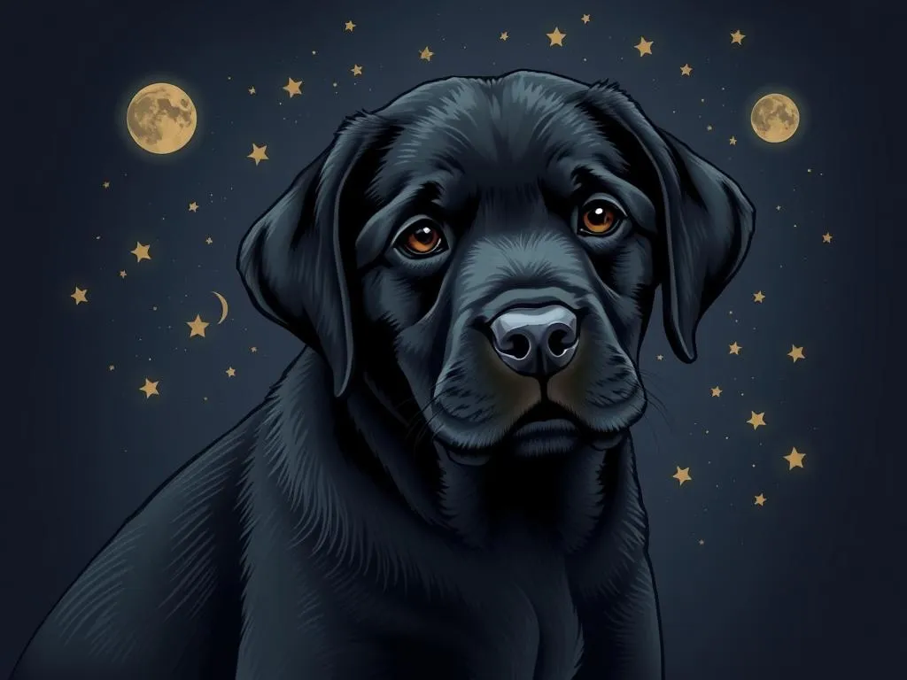 cachorro labrador negro significado de sueno