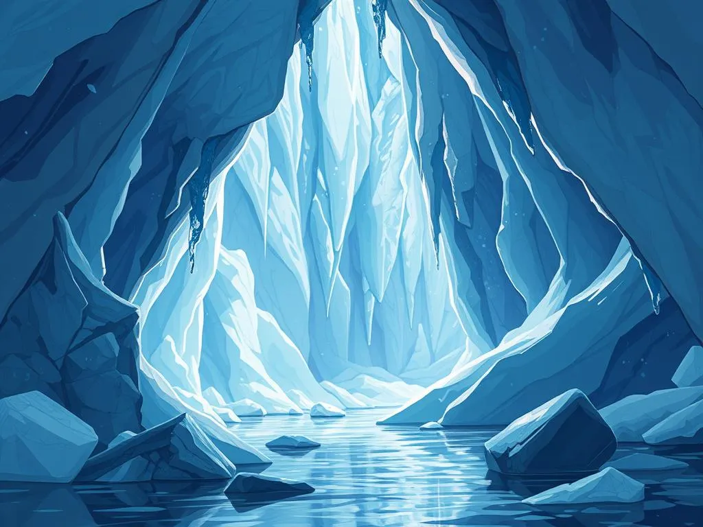 caer a traves del hielo significado