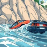 caida de coche en agua significado