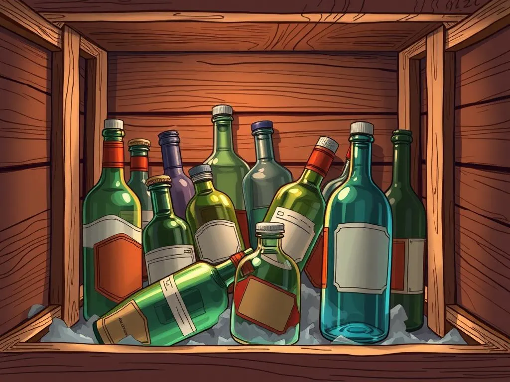 caja de botellas significado suenos