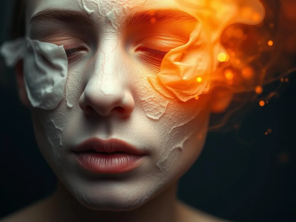 Significado del sueño de pelar la cara