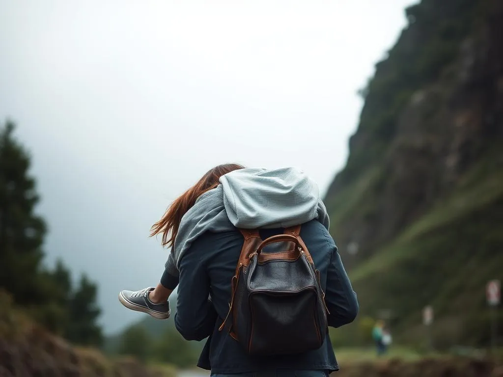 Significado del sueño de llevar a alguien en tu espalda