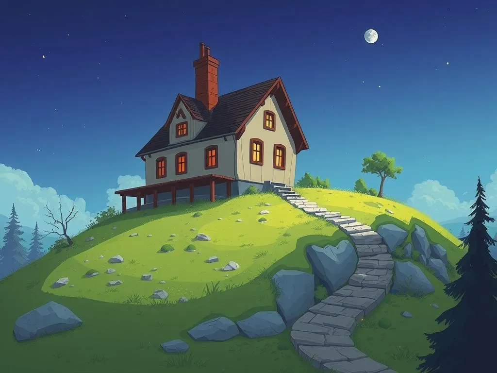 casa en la colina sonar significado