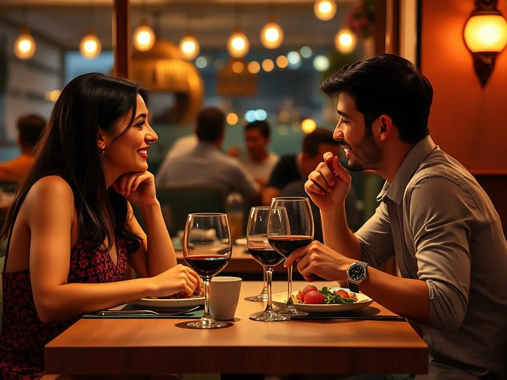 Significado del sueño de cenar con amantes en un restaurante