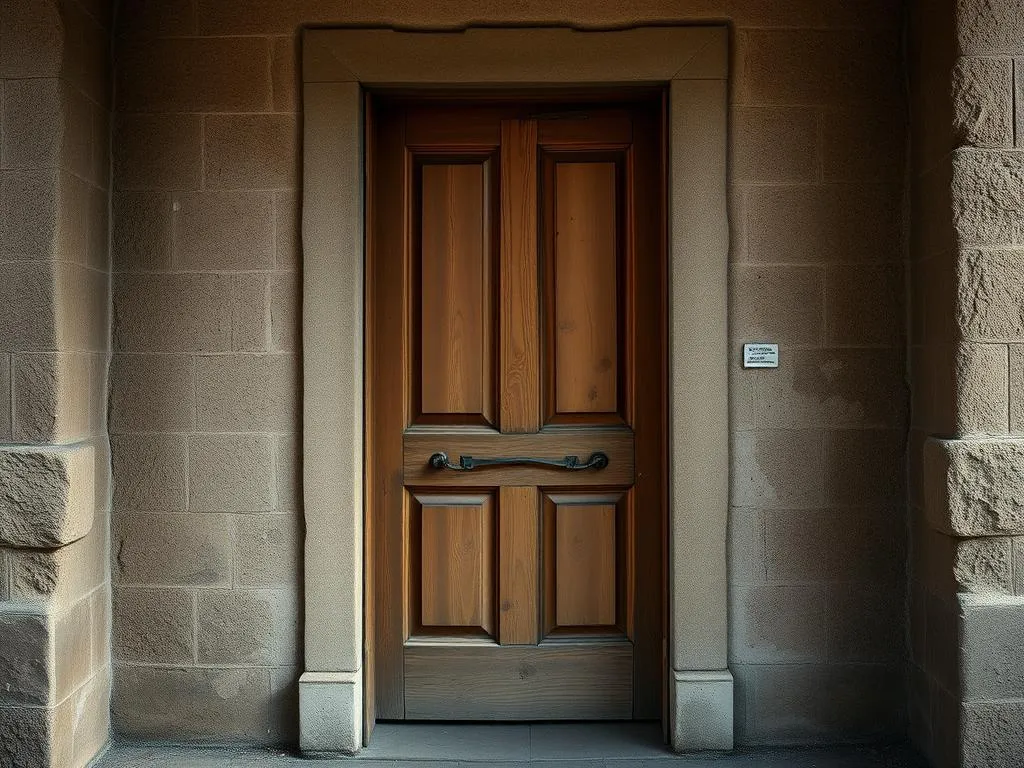 Significado del sueño de cerrar una puerta marrón