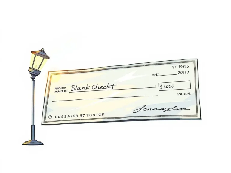 Significado del Sueño de un Cheque en Blanco: Interpretaciones y Mensajes Ocultos