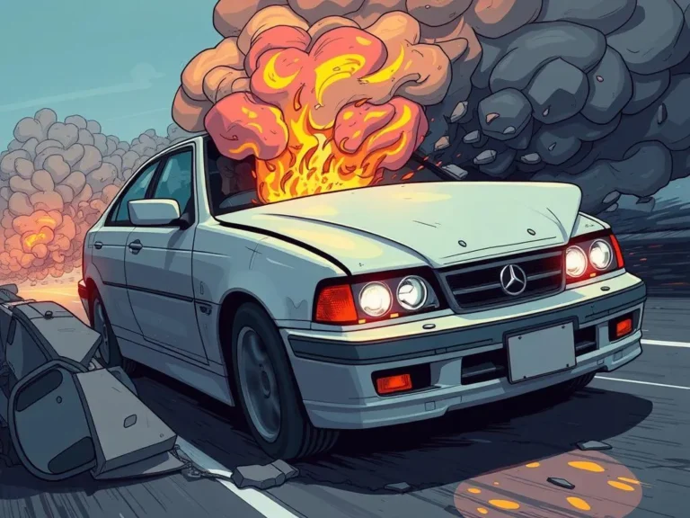 Significado del Sueño de un Choque Frontal de Coche: Interpretaciones y Reflexiones