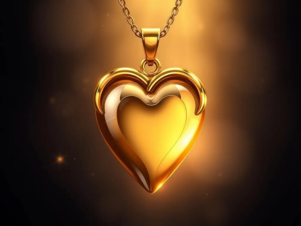 colgante corazon oro significado suenio