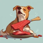 comer carne perro sonar significado