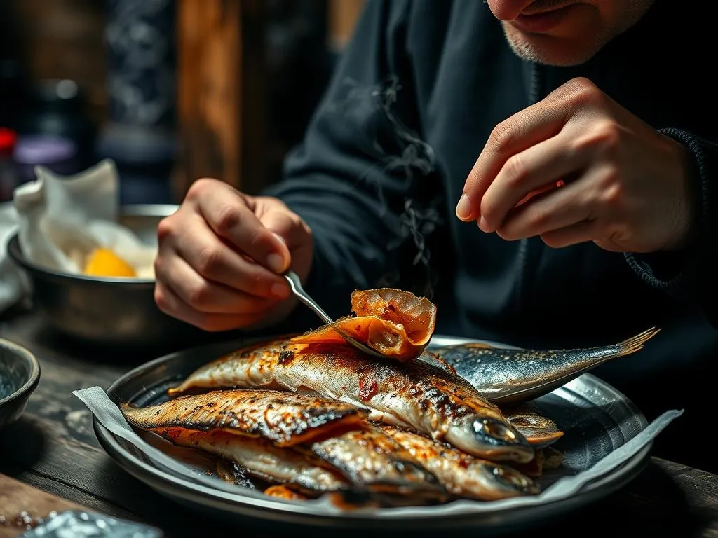 Significado de Soñar con Comer Pescado Ahumado