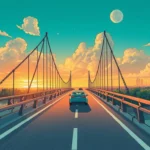 conduciendo en un puente significado