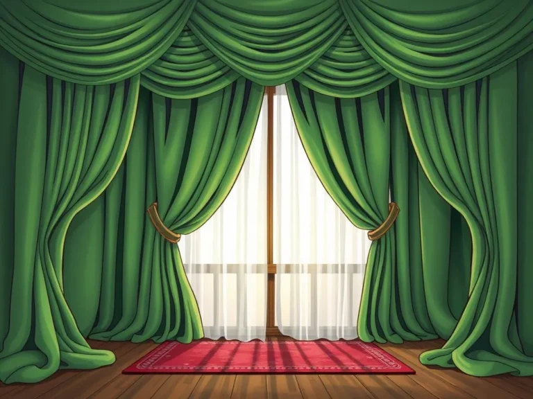 Significado de los Sueños con Cortinas Verdes: Un Vínculo entre la Naturaleza y la Intimidad
