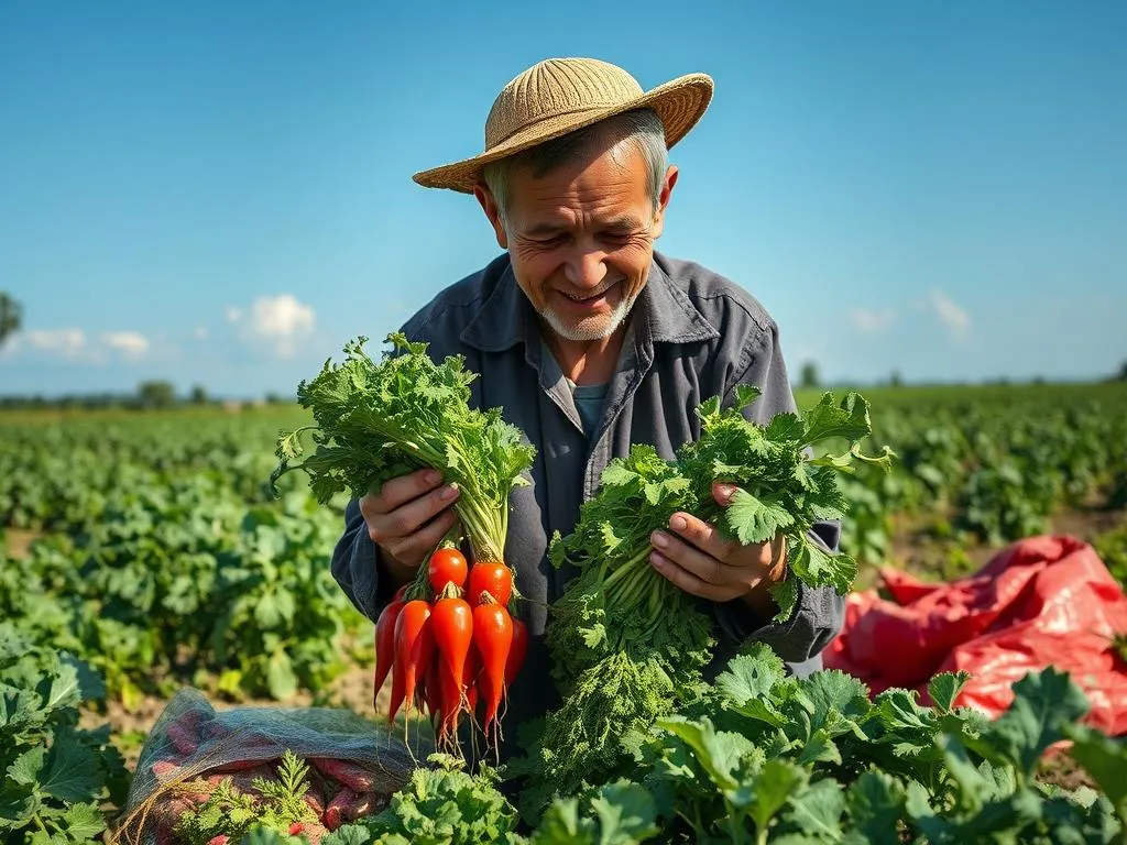 Significado de Soñar con Cosechar Verduras
