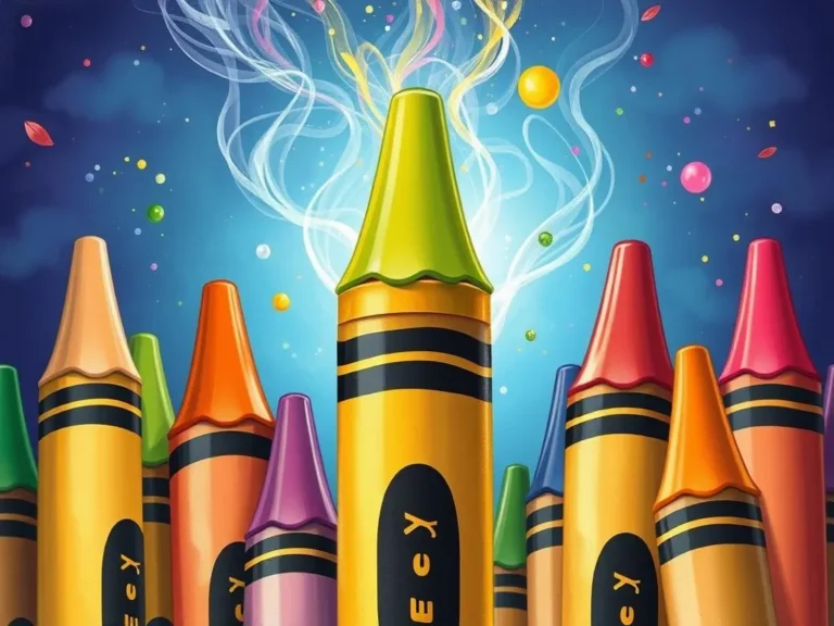 Significado de Soñar con Crayones Crayola: Un Viaje a la Creatividad y la Infancia