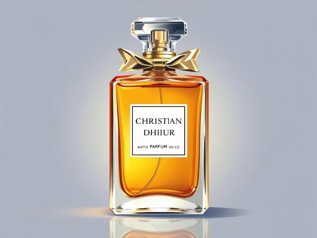 cristian dior botella de perfume sonar significado