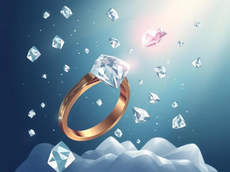 Significado del Sueño de los Diamantes que Caen del Anillo: Interpretaciones y Simbolismos