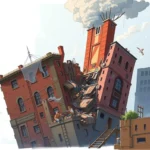 edificio colapsando suenio significado