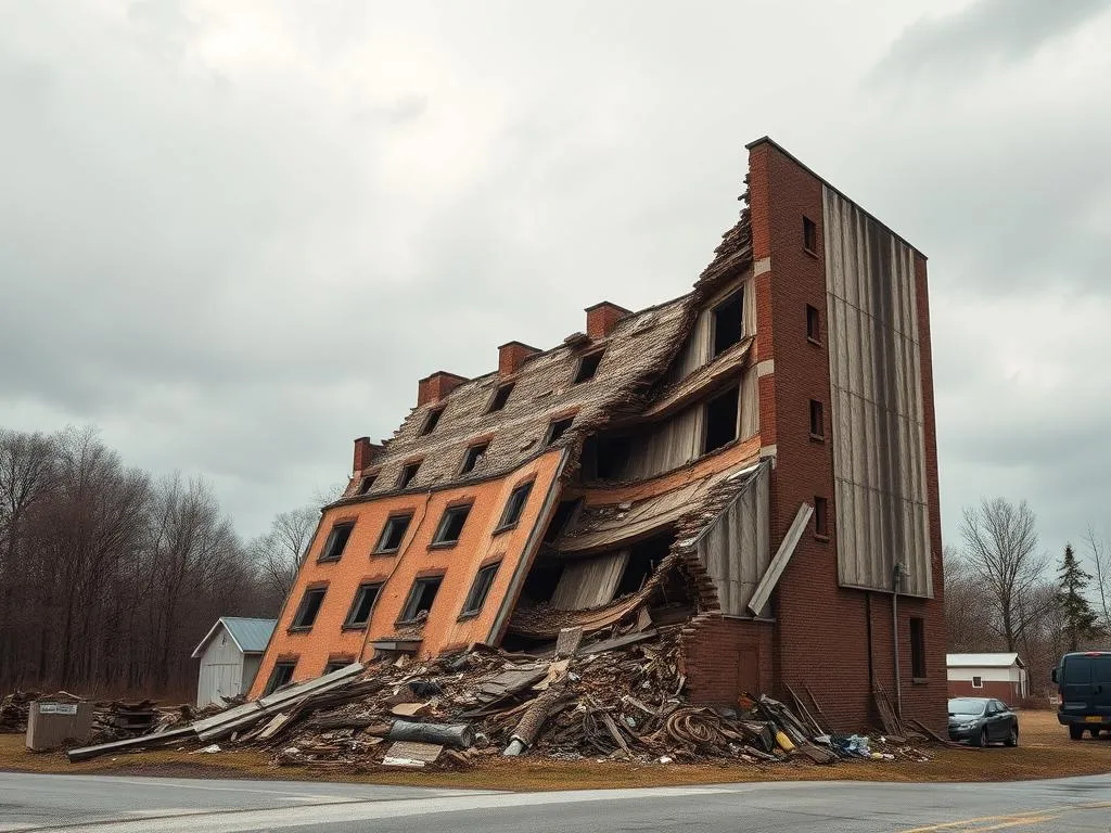 Significado del Sueño de un Edificio en Colapso