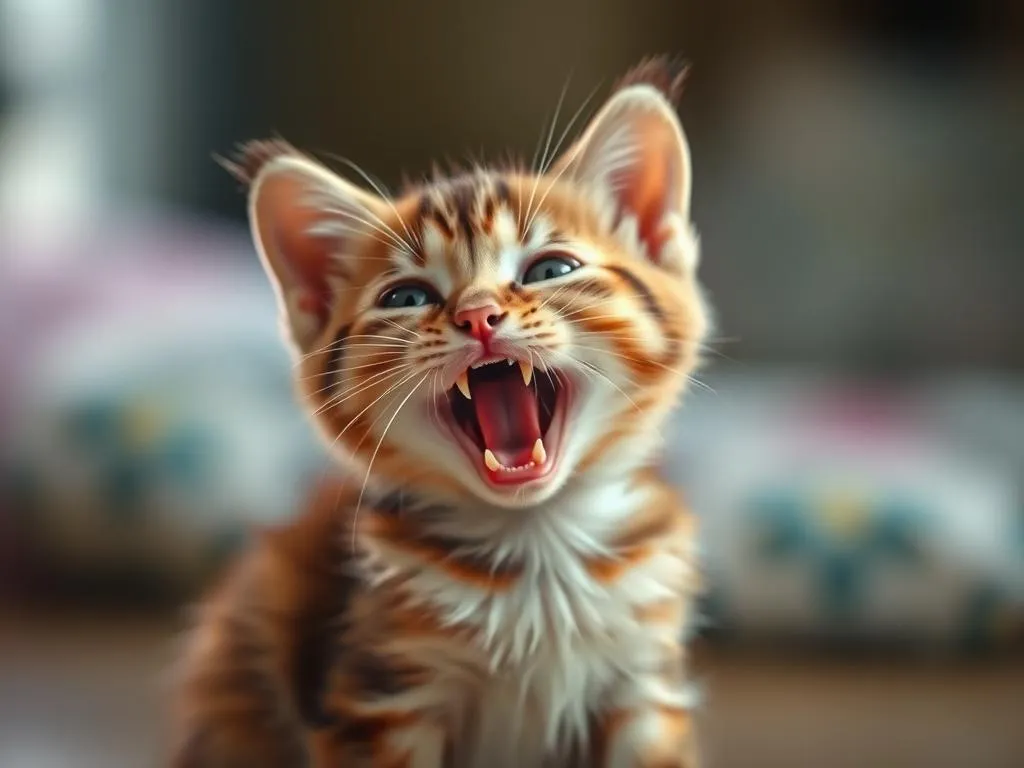 Significado del sueño de escuchar un gatito maullando