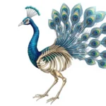 esqueleto pavo real significado sueno