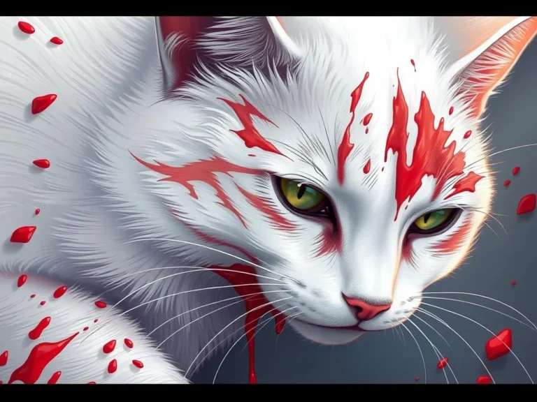 Significado del Sueño de un Gato Blanco Ensangrentado: Simbolismo y Reflexiones