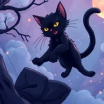 gato negro saltando sobre tus suenos significado