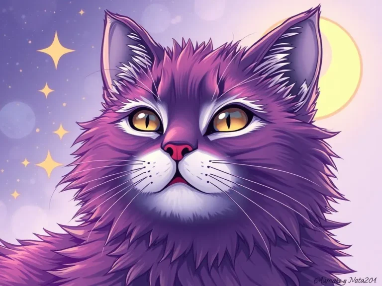 Significado del Sueño del Gato Morado: Un Viaje Espiritual y Emocional