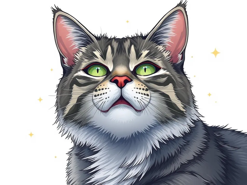 gato rayado gris sonno significado