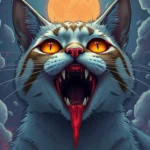 gatos ojos sangrando significado sueno