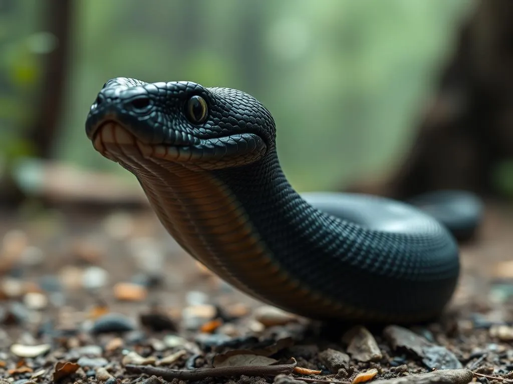 Significado del Sueño de una Gran Serpiente Negra