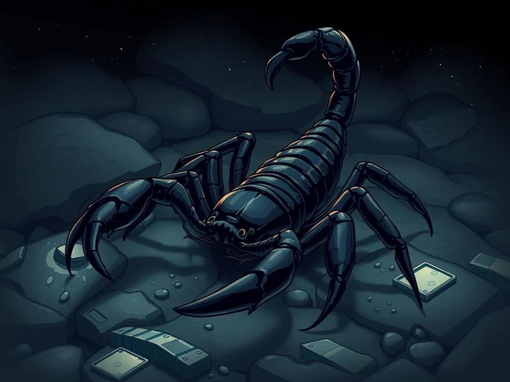 gran escorpion negro sonar significado