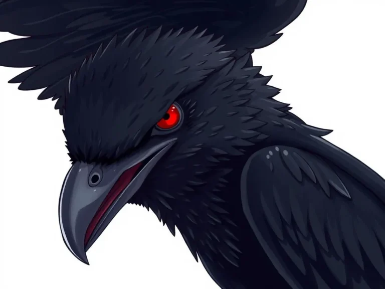 El Significado del Sueño de un Gran Pájaro Negro con Ojos Rojos
